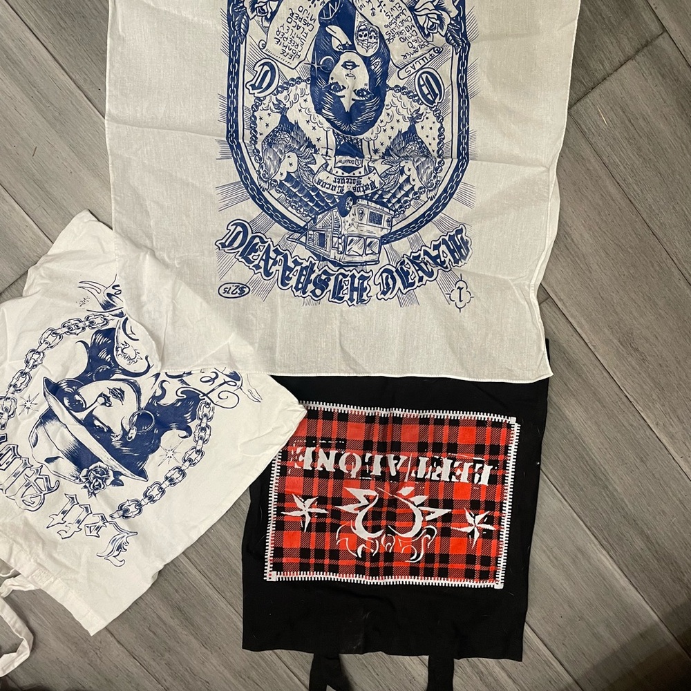 Artistic Tote Bag Trio - Left Alone & Manic Hispanic